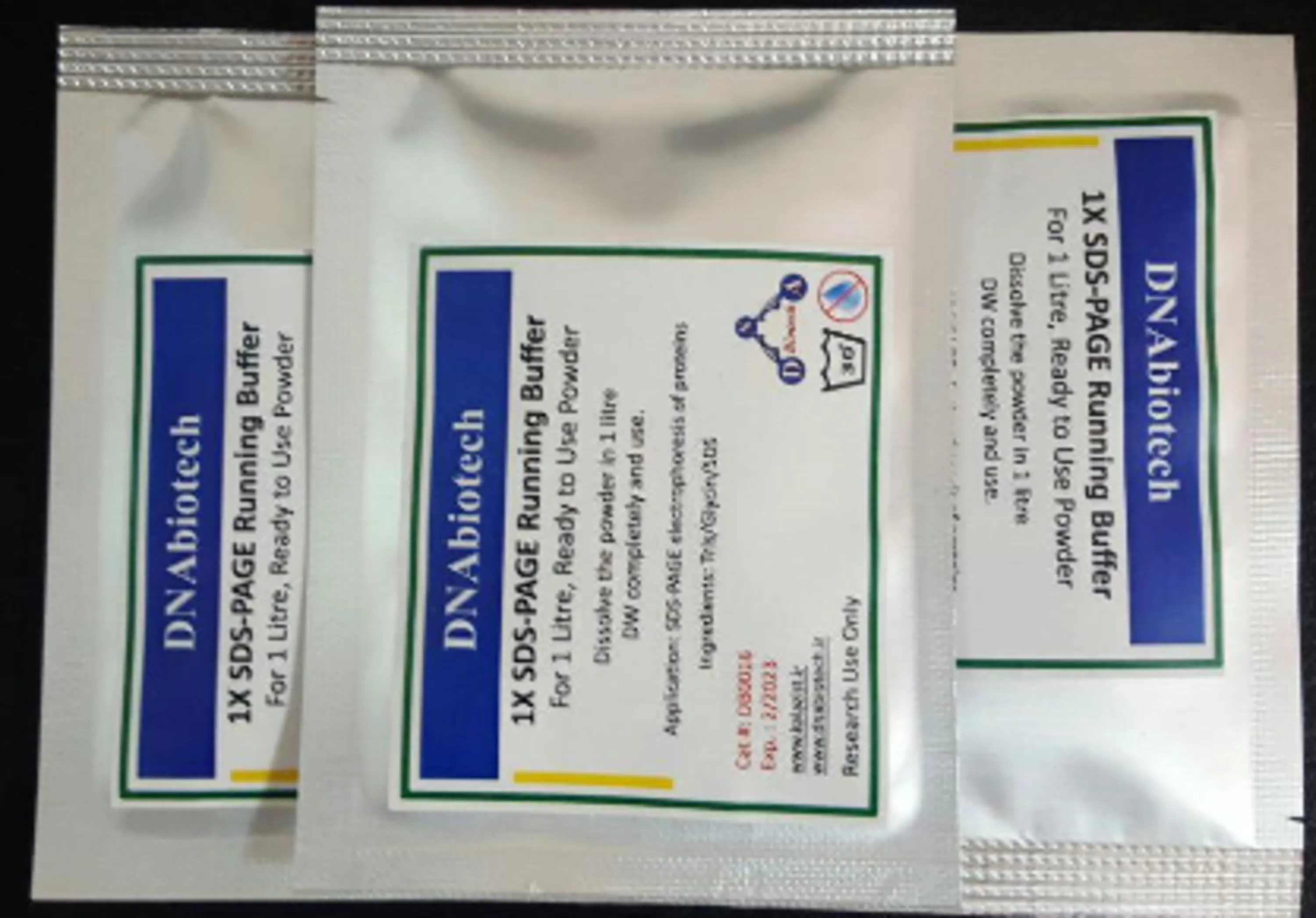 بافر تانک SDS-PAGE برای 1 لیتر بافر تانک SDS-PAGE برای 1 لیتر